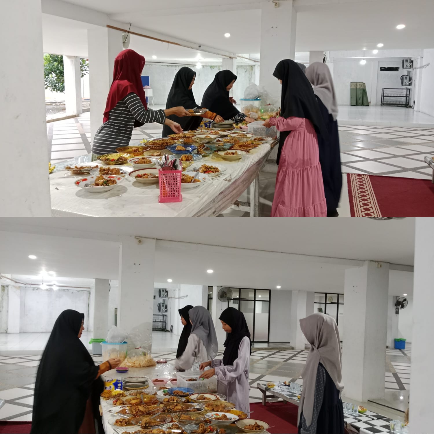 Pemudi Masjid Bantu Siapkan Menu Berbuka Puasa Sunnah Untuk Jamaah Masjid Hajjah Nuriyah